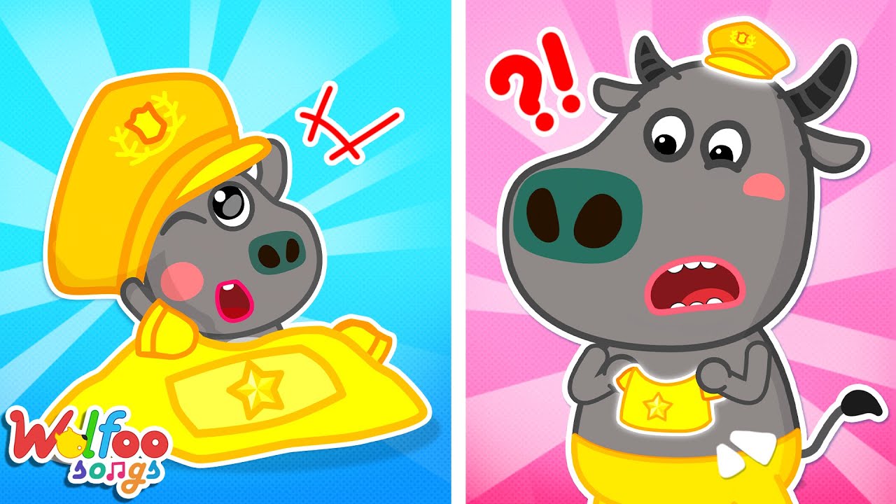 Oops! Clothes Too Big or Small? 👕 Opposites Song for Kids | Wolfoo Songs & Nursery Rhymes