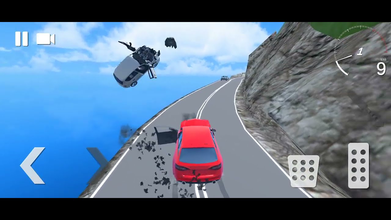 Unbelievable car jumps and crashes car ke video || 