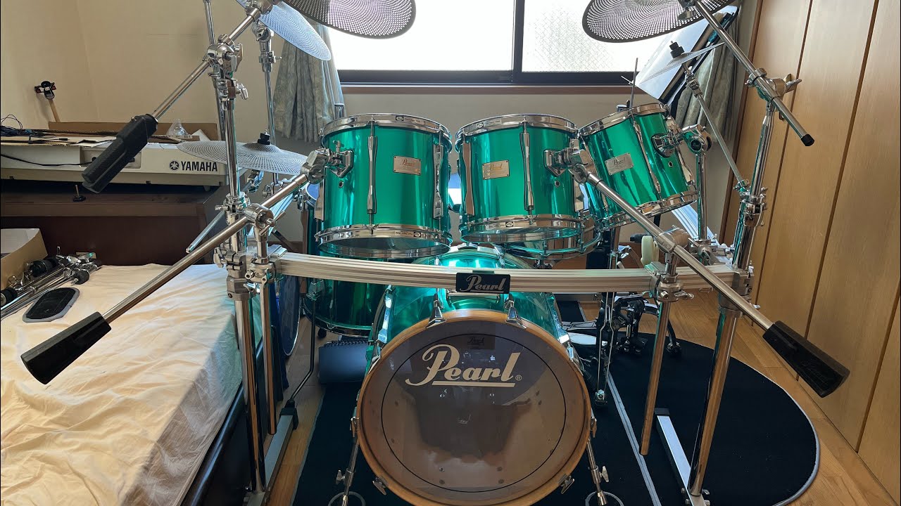 ネ*羽様 鶏鳴太鼓　銀製 Pearl Drums Zenithal Resonator (Custom Z) Sound check