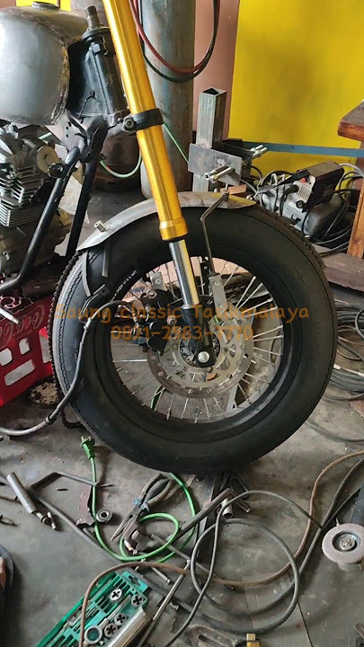 Pasang Spakbor Motor Japstyle #japstyle #spakbor #motorcustom  #saungclassictasikmalaya #tasik #fyp