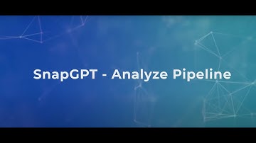 Analyze a pipeline with SnapGPT