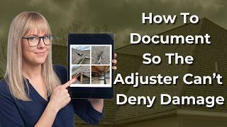 How to document damage so adjusters can't deny it