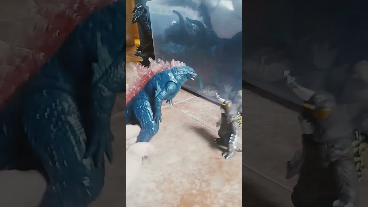 Godzilla sends Megalon to hell (Godzilla parody)