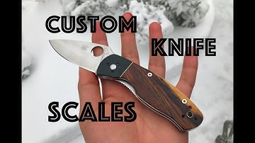Custom Folding Knife Scales - Spyderco Persistence [TUTORIAL]