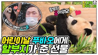 [특집_전지적 할부지 시점] ep.04 할부지 곰아워요! 푸바오의 죽순 먹방 │ 에버랜드 판다월드(Everland Panda Fubao)