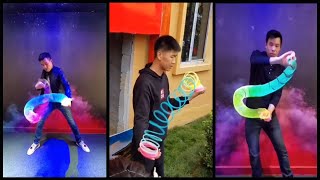 137 Chill Time 2020 || Amazing Tricks with Rainbow spring slinky toy | People Are Awesome 41