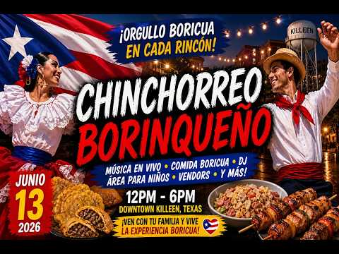 CHINCHORREO BORINQUEÑO EN KILLEEN 🇵🇷🔥 El Evento Que Puede Cambiar La Cultura Latina En Texas