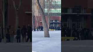 Edmonton Fire & Police On Scene Of Alarm Bells At UofA| EFRS EPS