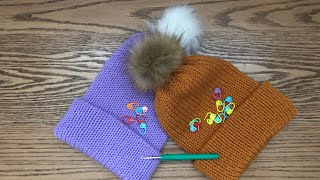 Simple Solution For Adding A Removable Pom Pom To Your Beanie ~ Addi, Sentro, Circular Knitting
