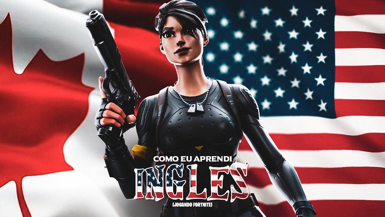 COMO EU APRENDI INGLÊS JOGANDO FORTNITE *90% FLUENTE*