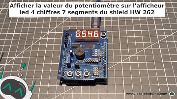 Afficher la valeur du potentiomètre sur l