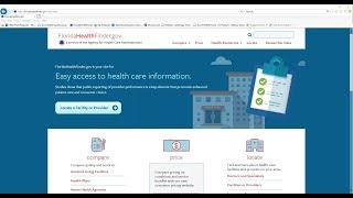 Updated webinar video (november 2018): floridahealthfinder.gov is a
free health care consumer resource administered by the agency for
administrat...