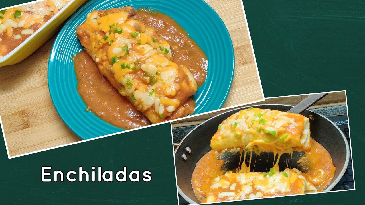 Vegetarian Enchilada Recipe Easy Bean Enchilada Oven & Stove top