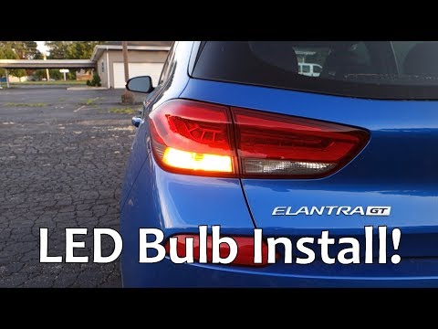 How To: Install LASFIT LED Rear Turn Signal | 2018+ Hyundai Elantra GT!