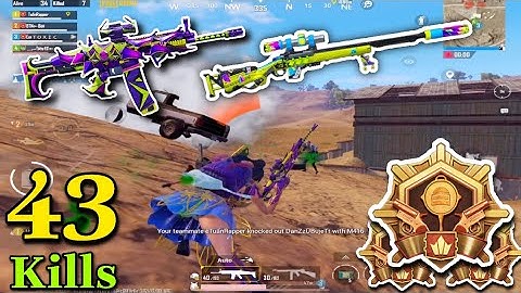 New Record 43 Kills in MIRAMAR - Ace rank push ASIA sever