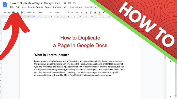 How to Duplicate a Document in Google Docs