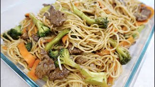 Beef Veggie Noodles in Oyster Sesame Sauce. Easy, quick, tasty dinner recipe! Must-try! by Tracy Pangilinan-home cooking 623 views 1 year ago 4 minutes, 31 seconds