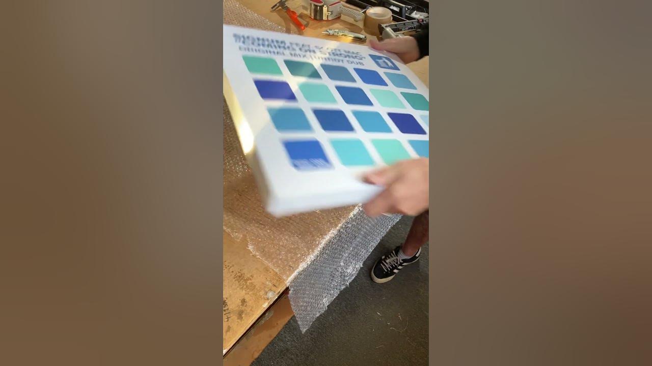 How to straighten out a canvas print YouTube