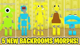 How to get ALL 5 NEW BACKROOMS MORPHS in Backrooms Morphs (ROBLOX)