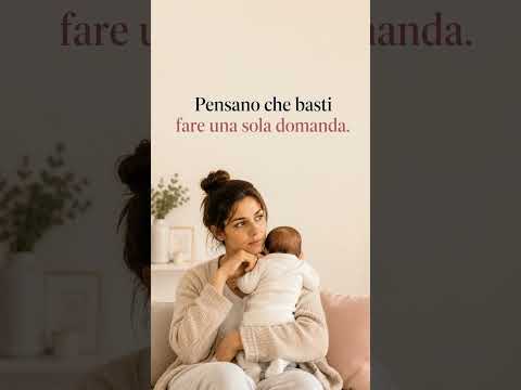 Video Molte mamme pensano che basti una sola domanda INPS