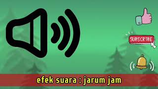 efek suara jarum jam