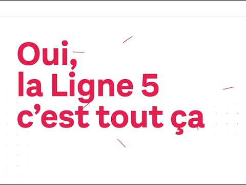 La ligne 5, bientôt sur les rails !