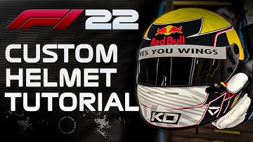 F1 22 CUSTOM HELMET TUTORIAL!!!
