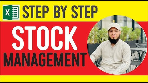 Stock Management in Excel – A Complete Guide in Urdu & Hindi