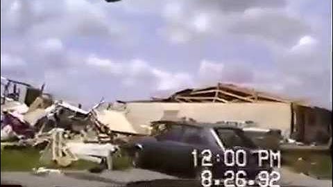 Home Video of Hurricane Andrew Destruction (1992)
