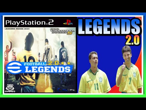 EFOOTBALL LEGENDS 2 0 PARA PS2 UM DOS MELHORES P4TCH DO ANO GAME INCRIVEL E GR4TIS 