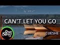 [MAGICSING Karaoke] CUESHE_CAN&#39;T LET YOU GO karaoke | Tagalog