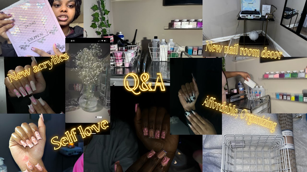 Life of a nail tech  nail tech Q&A + affordable organization