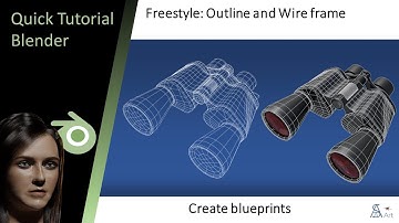 Freestyle: Outline and Wire frame