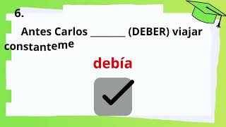 Trivia Verbo Auxiliar Irregular DEBER Grupo VI Pasado Pretérito Imperfecto A2👦🏻👩📚⏰🏆#deber #must