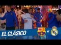 Túnel de vestuarios del FC Barcelona vs Real Madrid