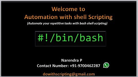 Complete Shell Scripting Tutorials - YouTube