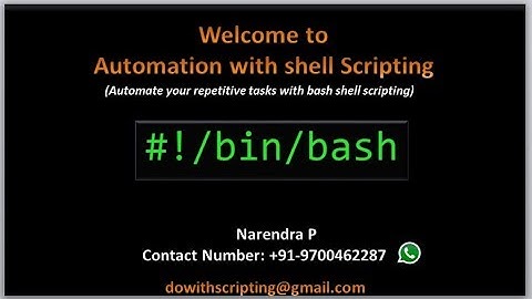 Complete Shell Scripting Tutorials |  Introduction to Shell Scripting
