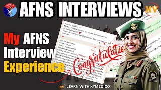 My AFNS Interview experience 2025 | AFNS interview Preparation | AFNS test preparation
