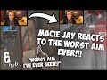 MacieJay REACTS TO THE WORST AIM EVER!! | Rainbow Six: Siege Twitch Clips