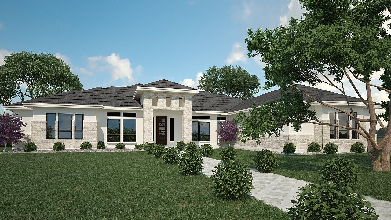 Contemporary Home Builder New Braunfels River Cliff Homes 1214 Smoky