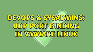 DevOps & SysAdmins: Udp port binding in VMware Linux