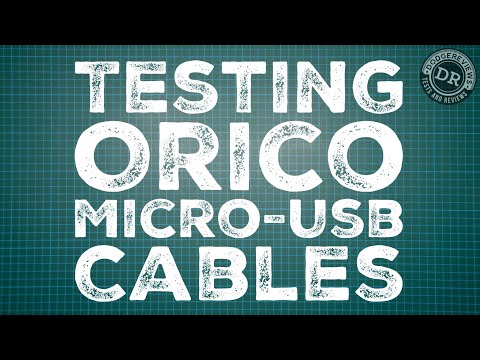 Dodgereviews - Testing Orico micro-usb cables