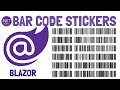 Blazor : BarCode Stickers Generate And Download [PDF Report]