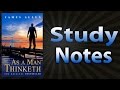 As A Man Thinketh by James Allen (Study Notes)