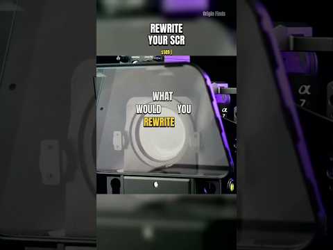 Rewrite Your Script After One Teleprompter Pass video thumbnail
