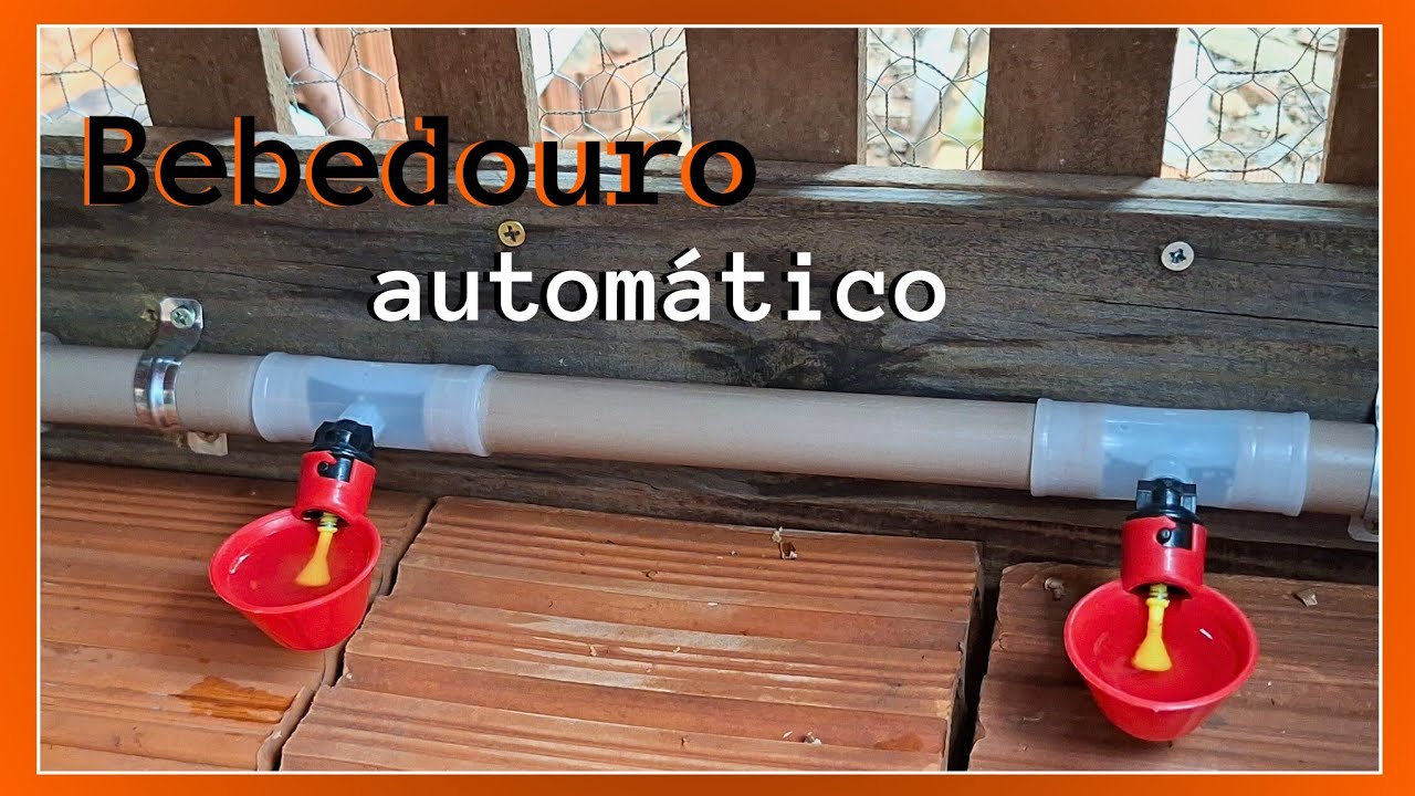 Como instalar bebedouro automático para galinhas | Criações Por Hobby