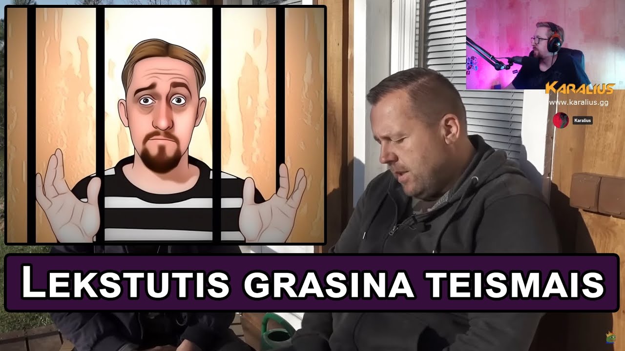Lekstutis grasina teismais. Atsisakė kalbėti - nusprendė tildyti.