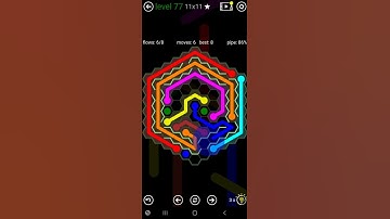 How To Solve Flow Free Hexes Courtyard Spin Level 77 11x11 Board Walk Through Solution Walkthrough