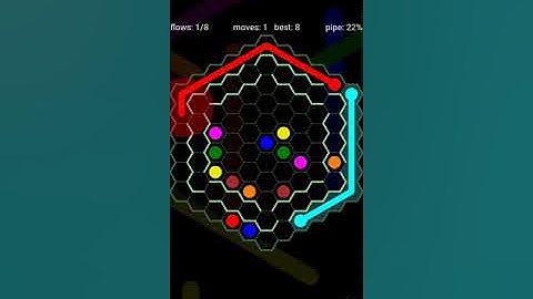 How To Solve Flow Free Hexes Courtyard Spin Level 77 11x11 Board Walk Through Solution Walkthrough
