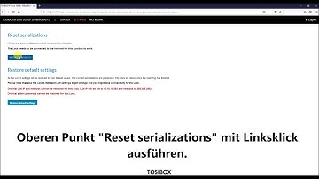 Tosibox reset serializations